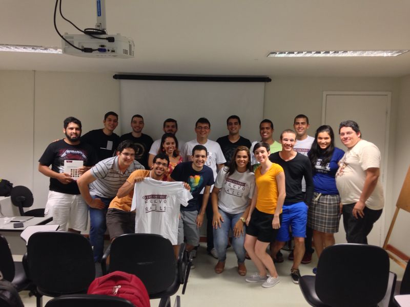 Participantes do XX encontro do FrevoOnRails